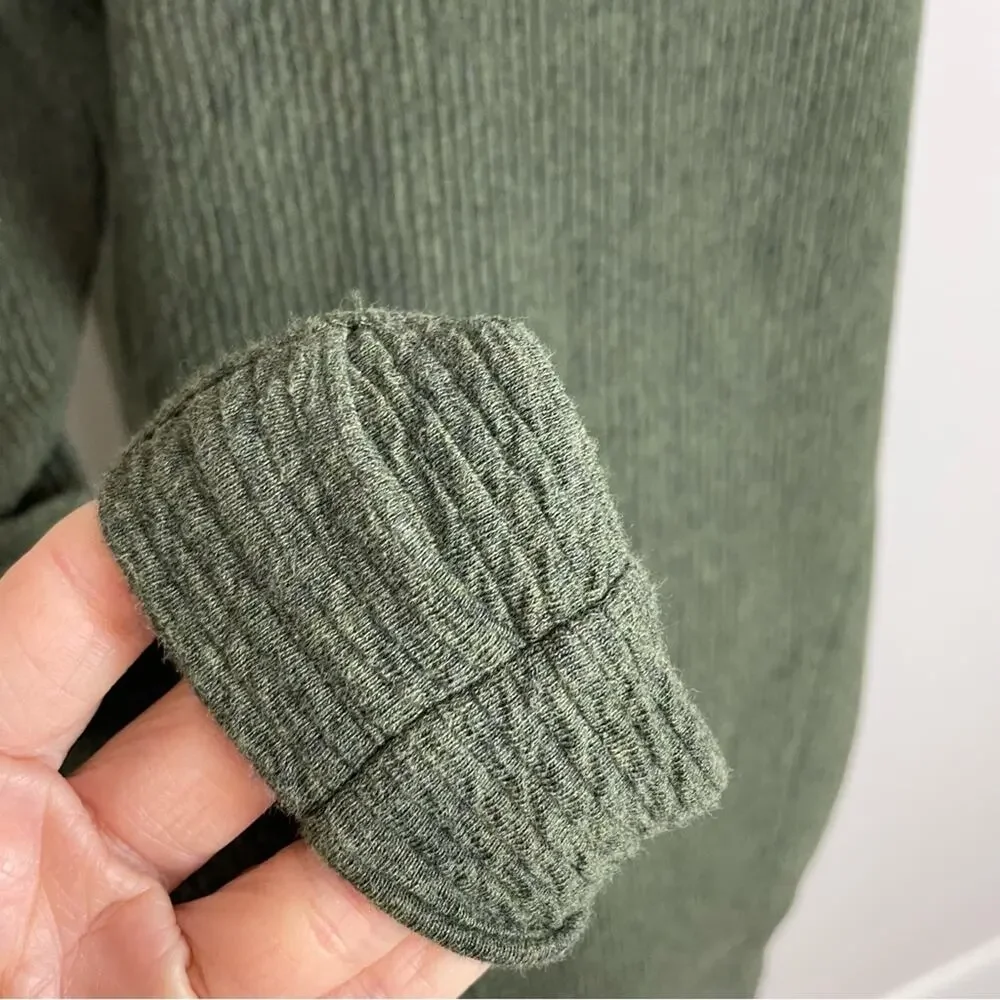 Lululemon Olive Along the Way Cowl neck Dress Small
